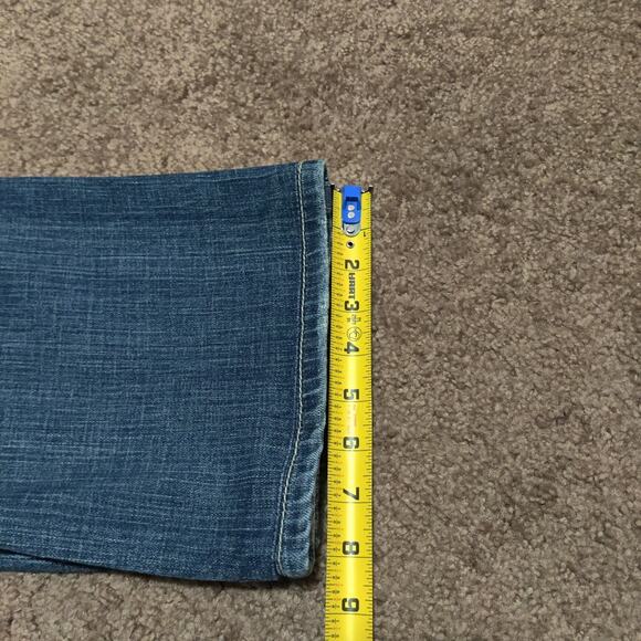 BKE Wendi Boot Cut Jeans Women's 30 x 26 Whiskered Western Denim Blue - Picture 12 of 12